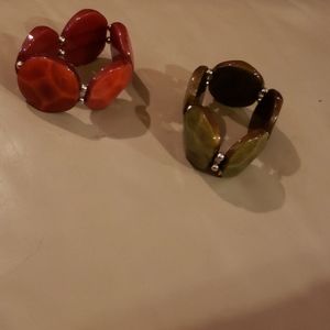 Chunky stretch bracelets